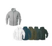 Sweatjacke Danvers mit Kapuze incl. einfarbigem Druck